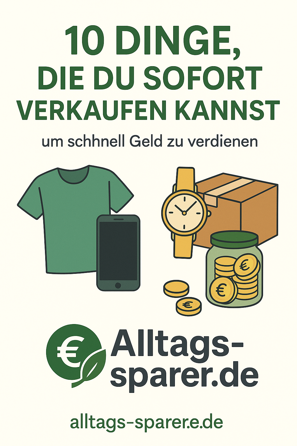 10 Dinge, die du sofort verkaufen kannst – schneller Cash im Alltag